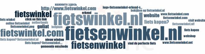 anchor tekst - fietsenwinkel.nl - SEO onderzoek SEOEffect.com