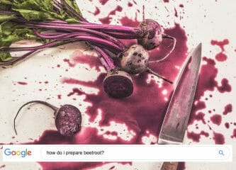 Keyword research: questions in Google - beetroot